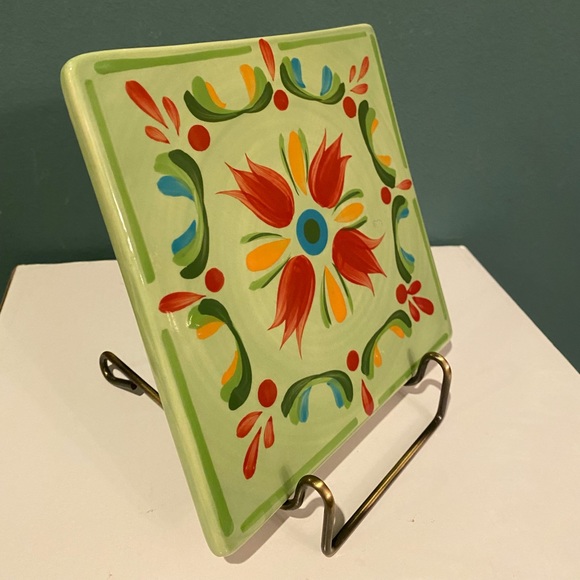 Southern Living at Home Provence Trivet Design Hand Painted - Picture 2 of 7